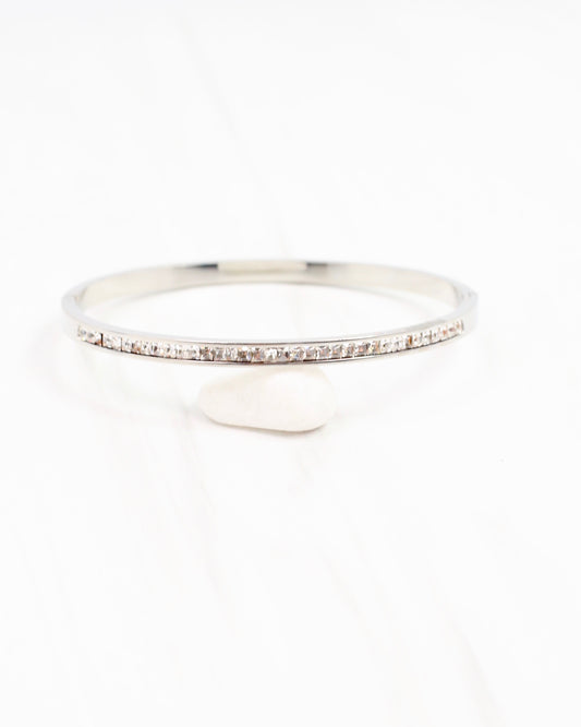 Nell Bangle Bracelet Silver