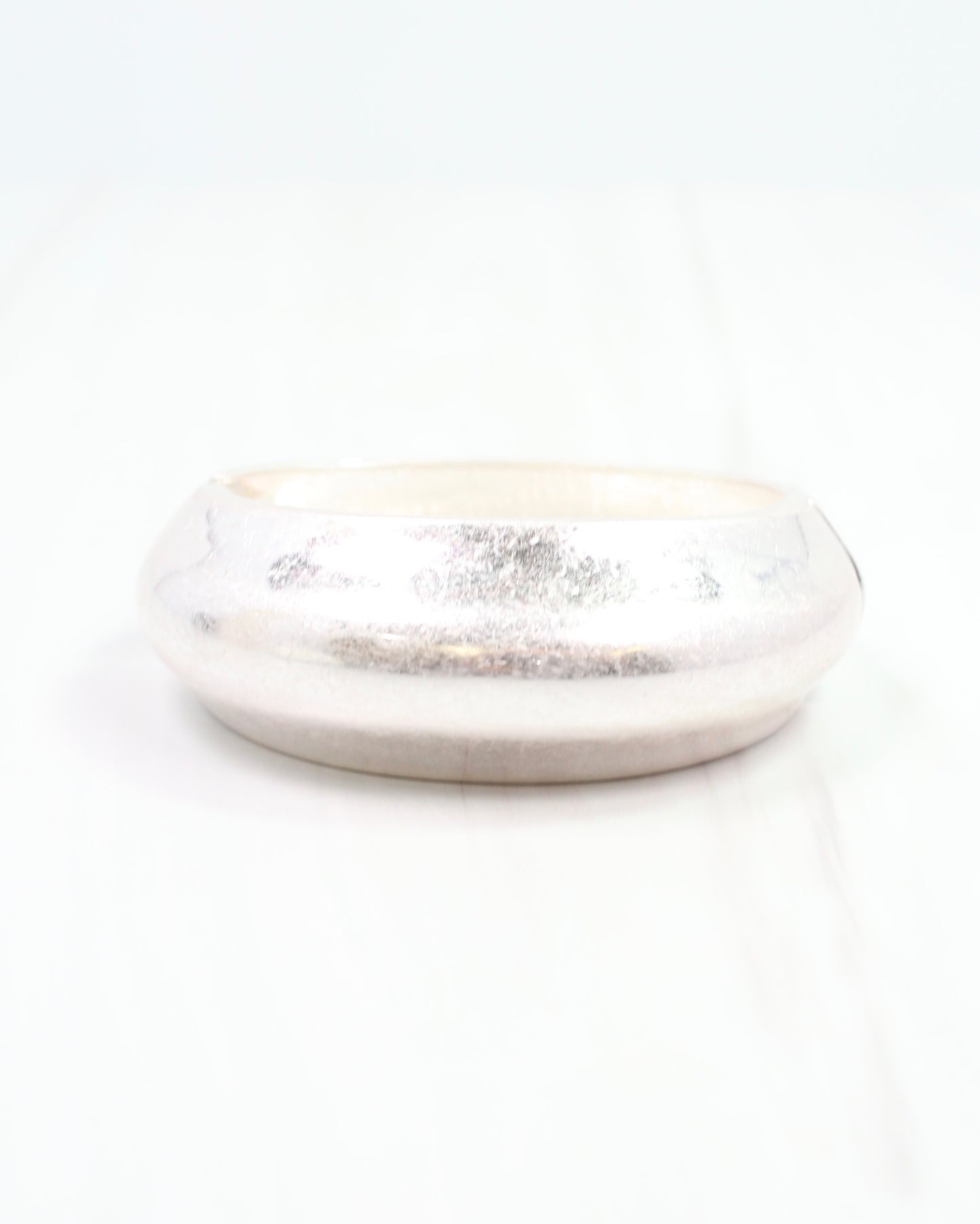 Arabella Bangle Bracelet Worn Silver