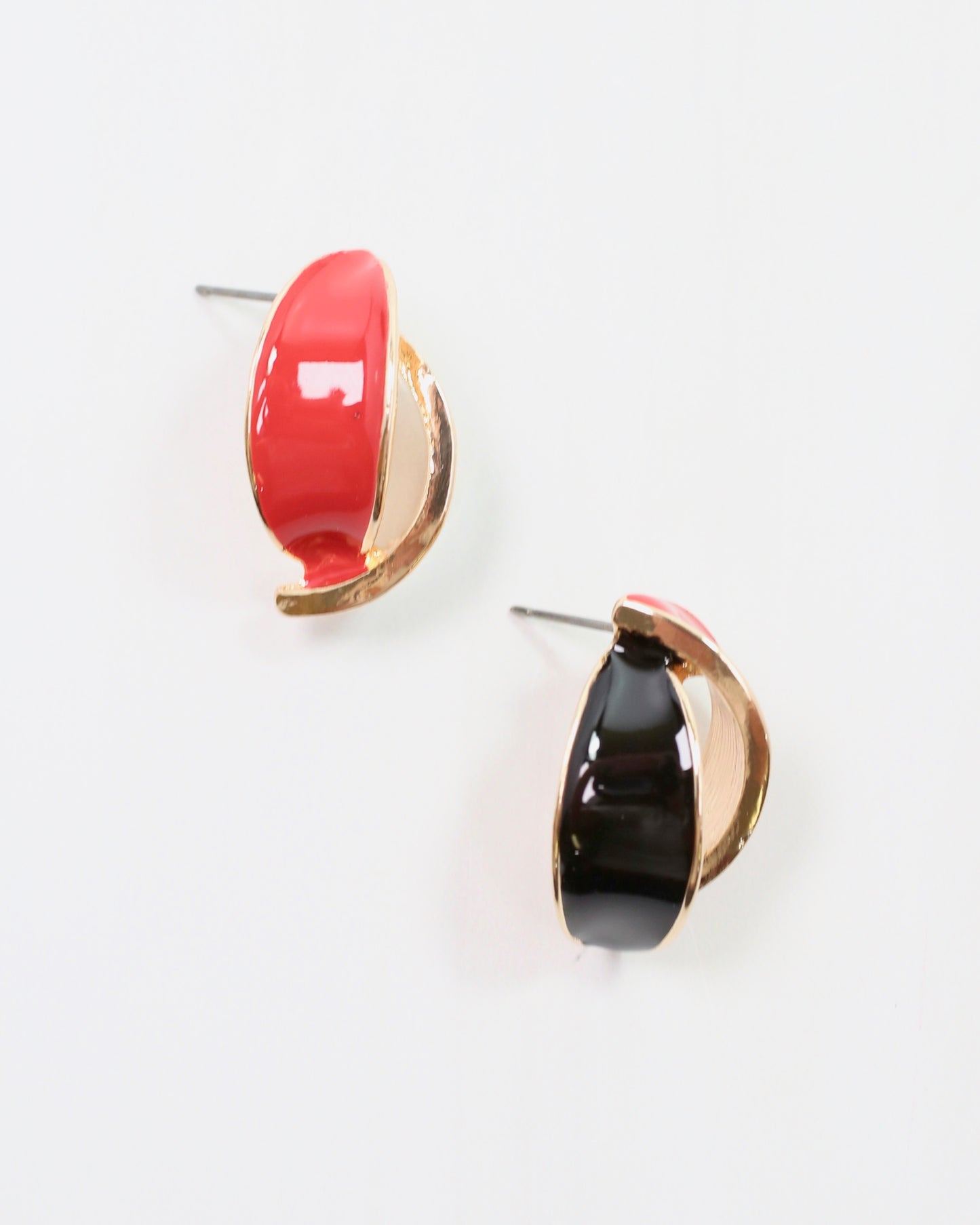 Cora Game Day Earring Red Black