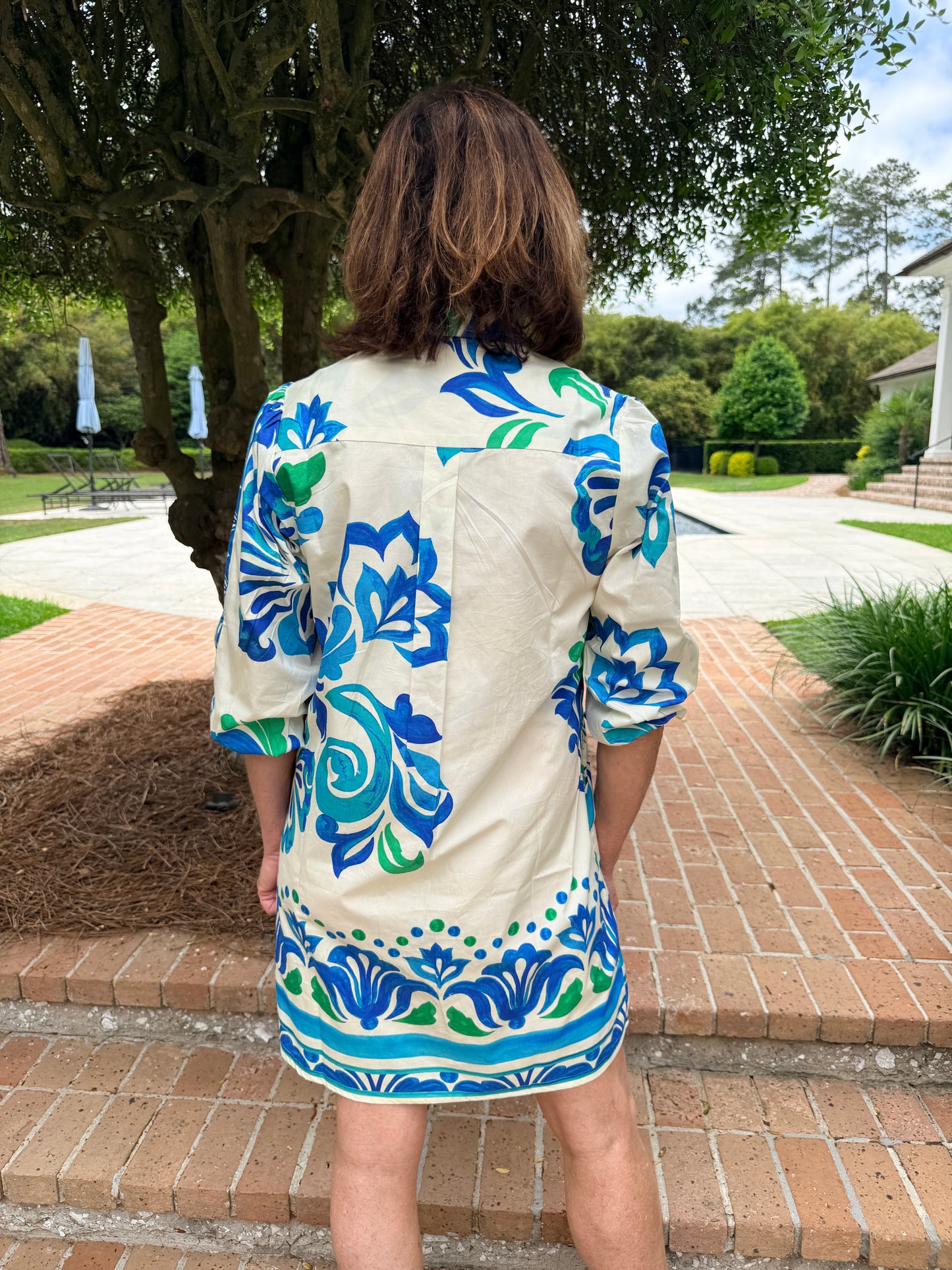 Ava Ocean Blooms Dress