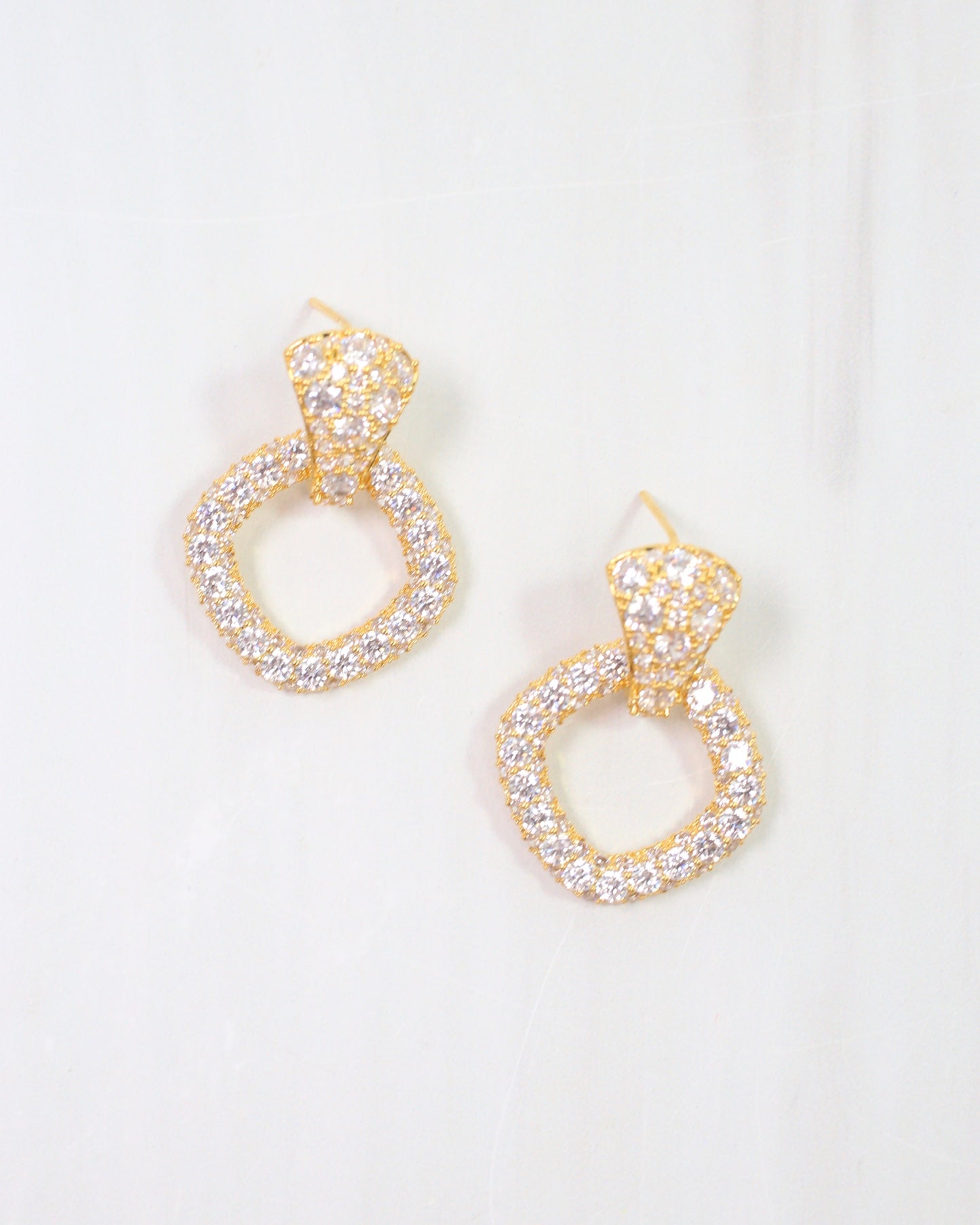 Carterton Crystal Earring Gold