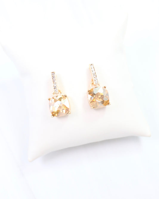 Jonell CZ Stone Earring Champagne