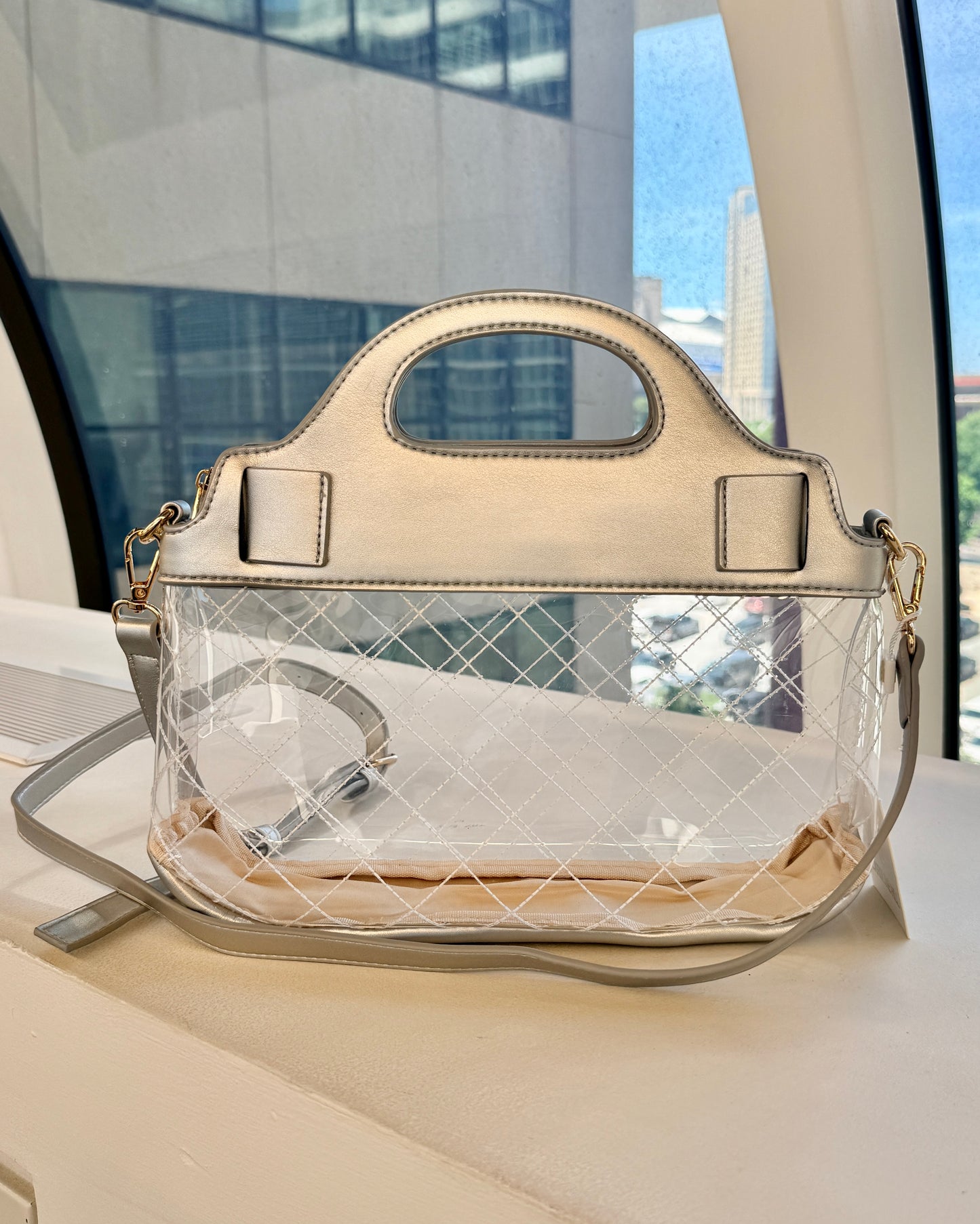 Ivy Clear Bag Silver