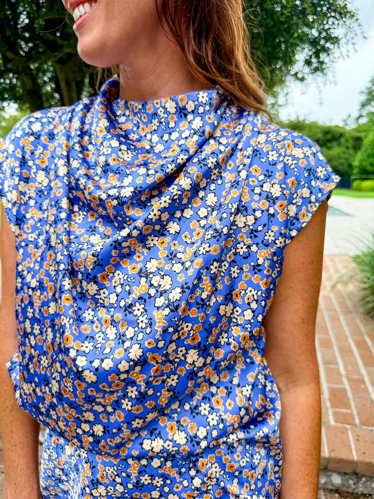 Cody Floral Satin Top