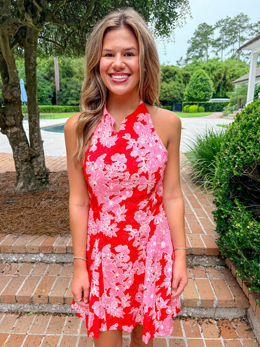 Atlas Halter Dress