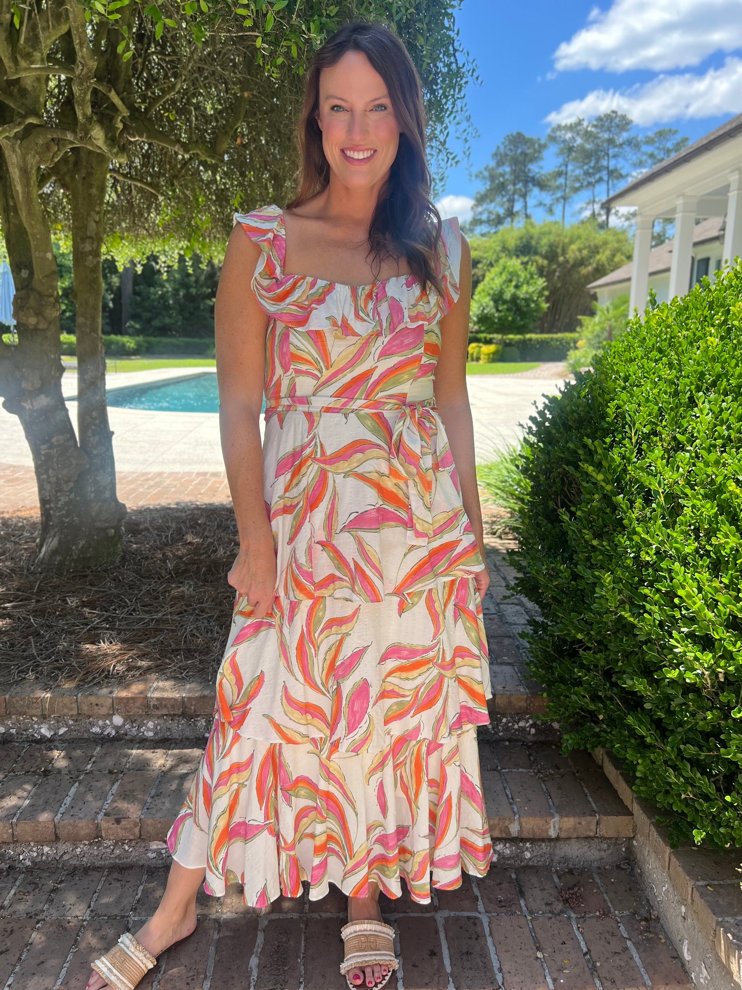 Malcolm Floral Printed Maxi Dress