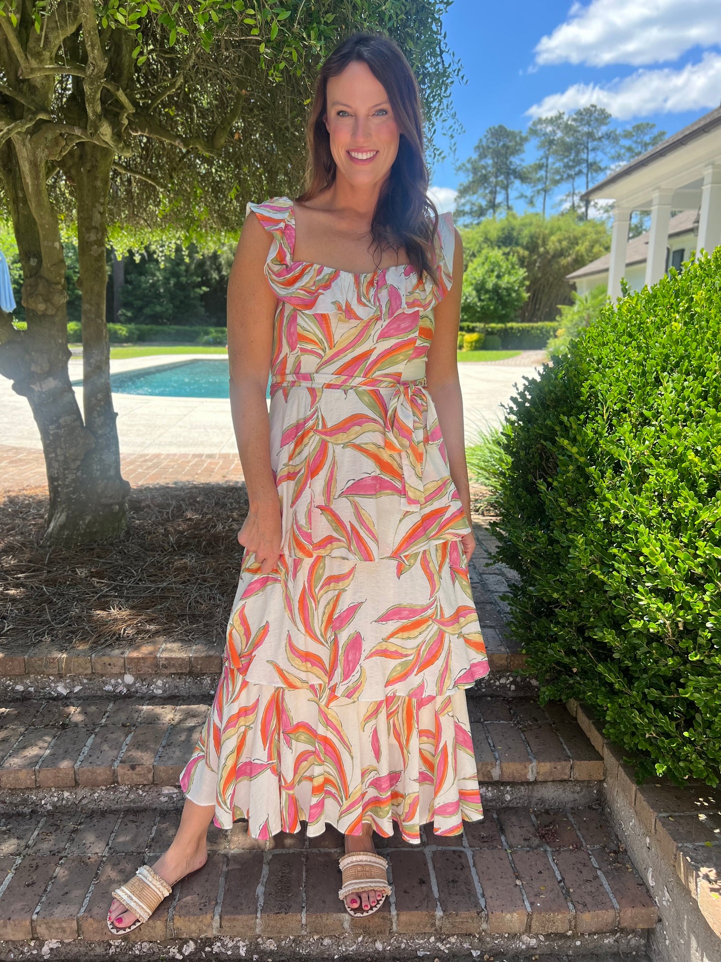 Malcolm Floral Printed Maxi Dress