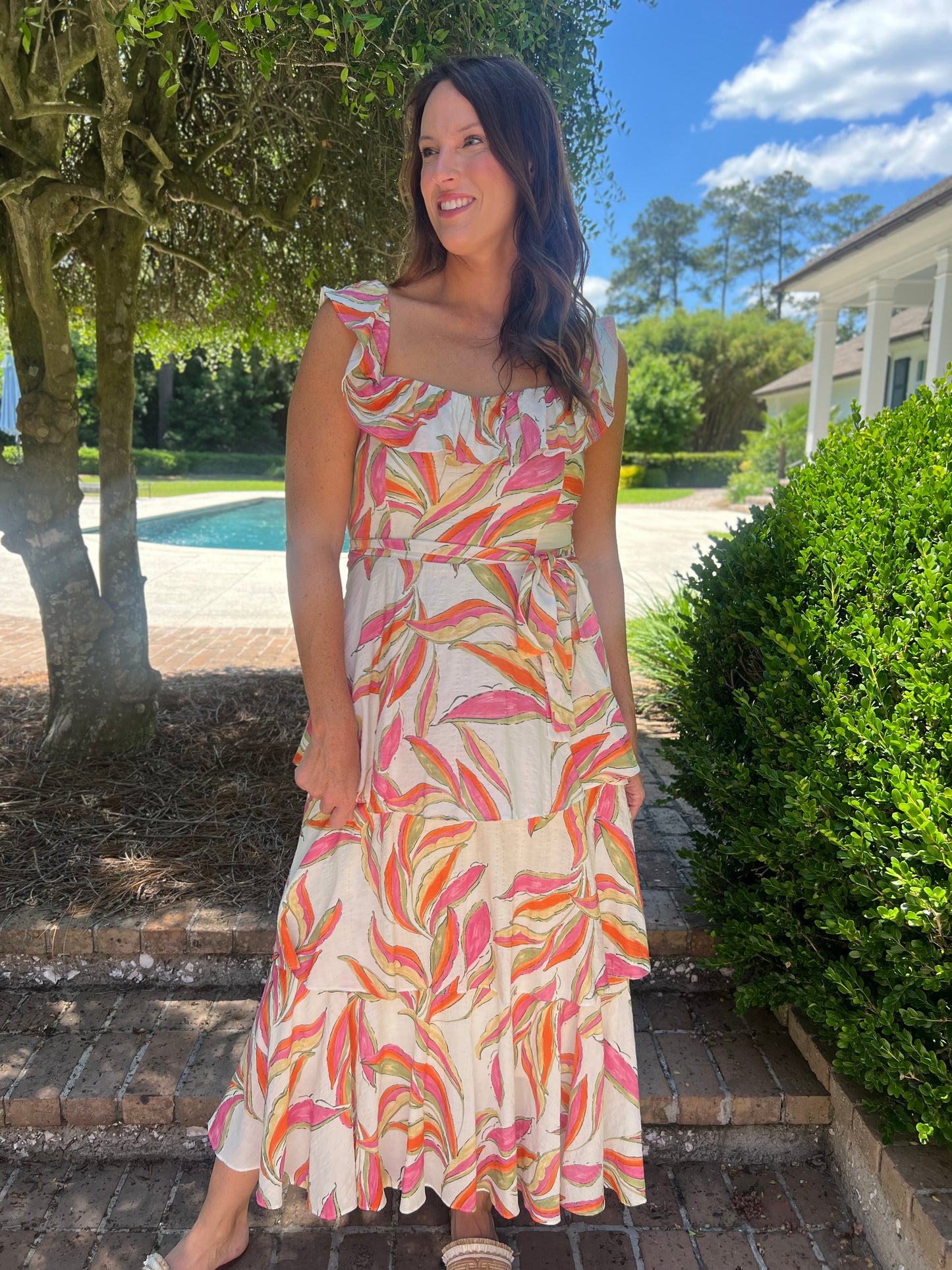 Malcolm Floral Printed Maxi Dress