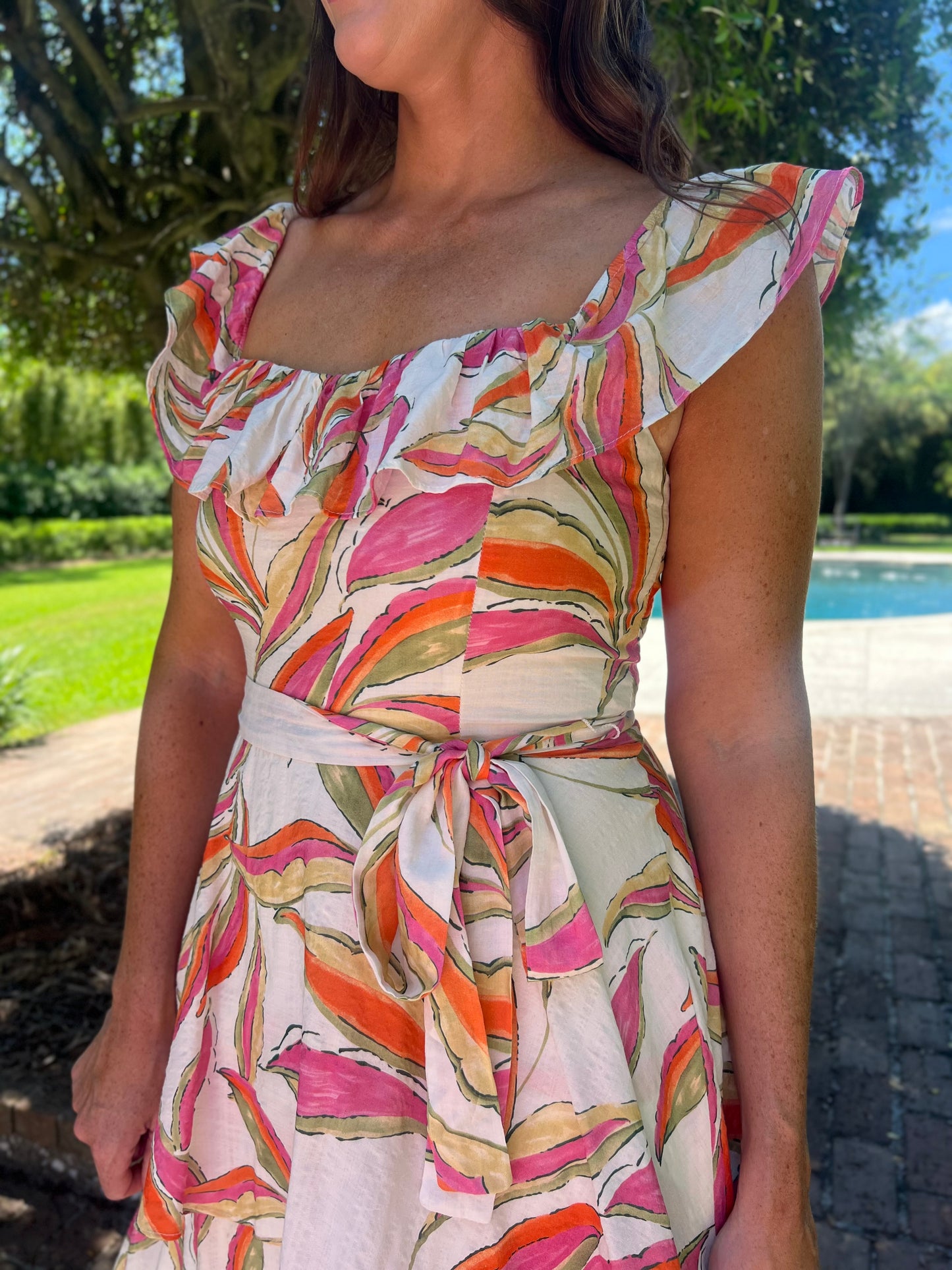 Malcolm Floral Printed Maxi Dress
