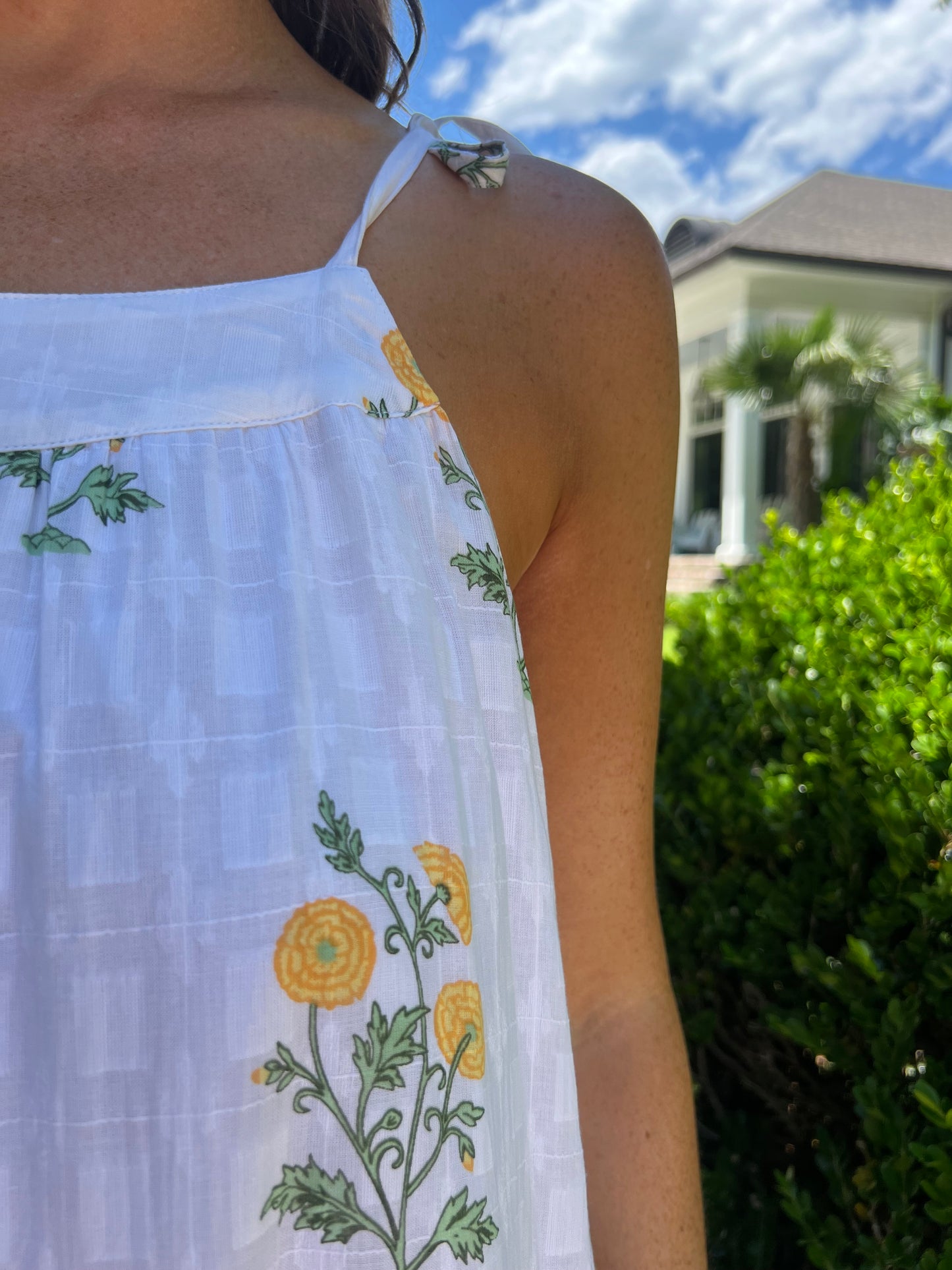 Better In The Sun White Floral Maxi