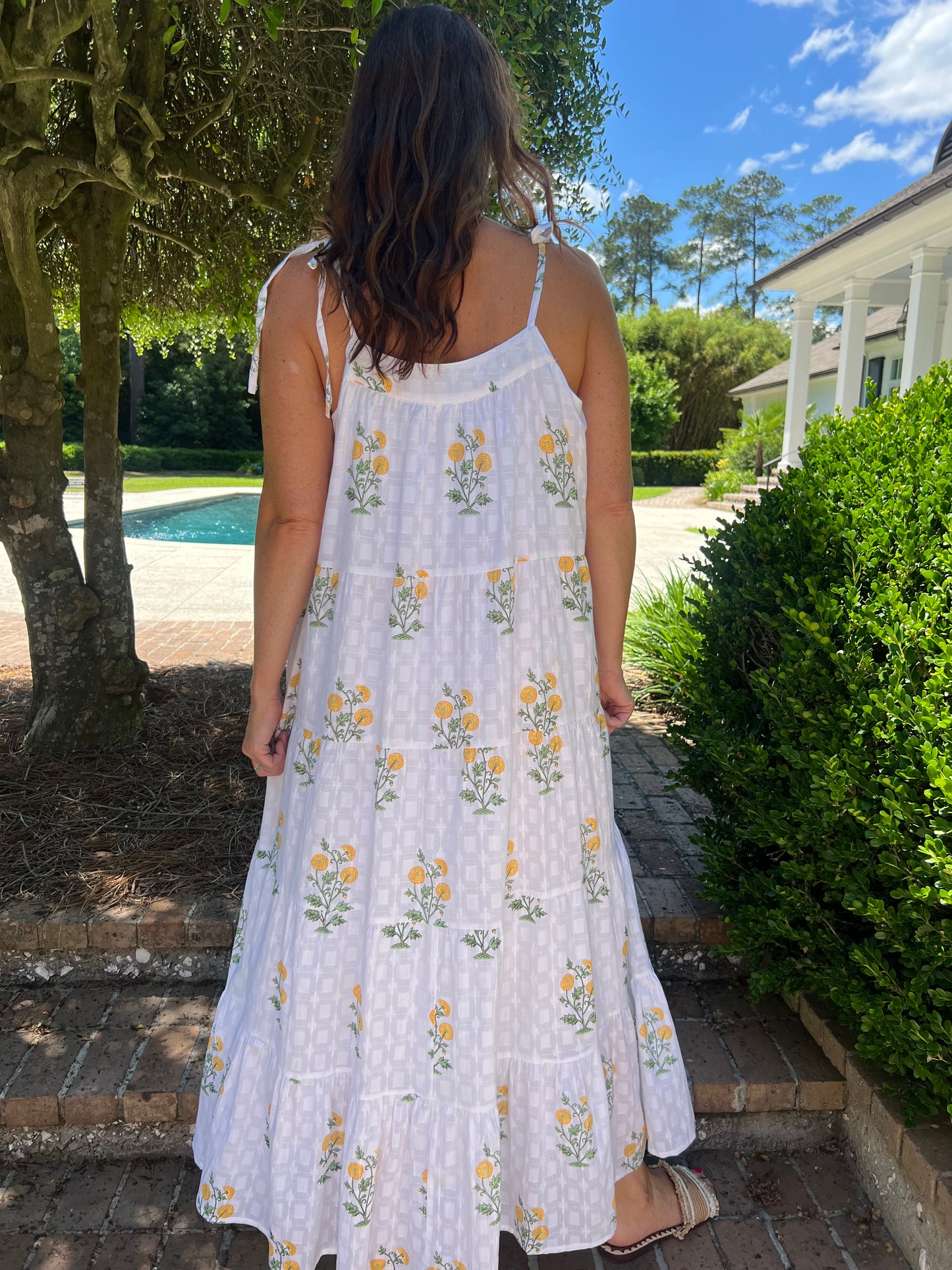 Better In The Sun White Floral Maxi