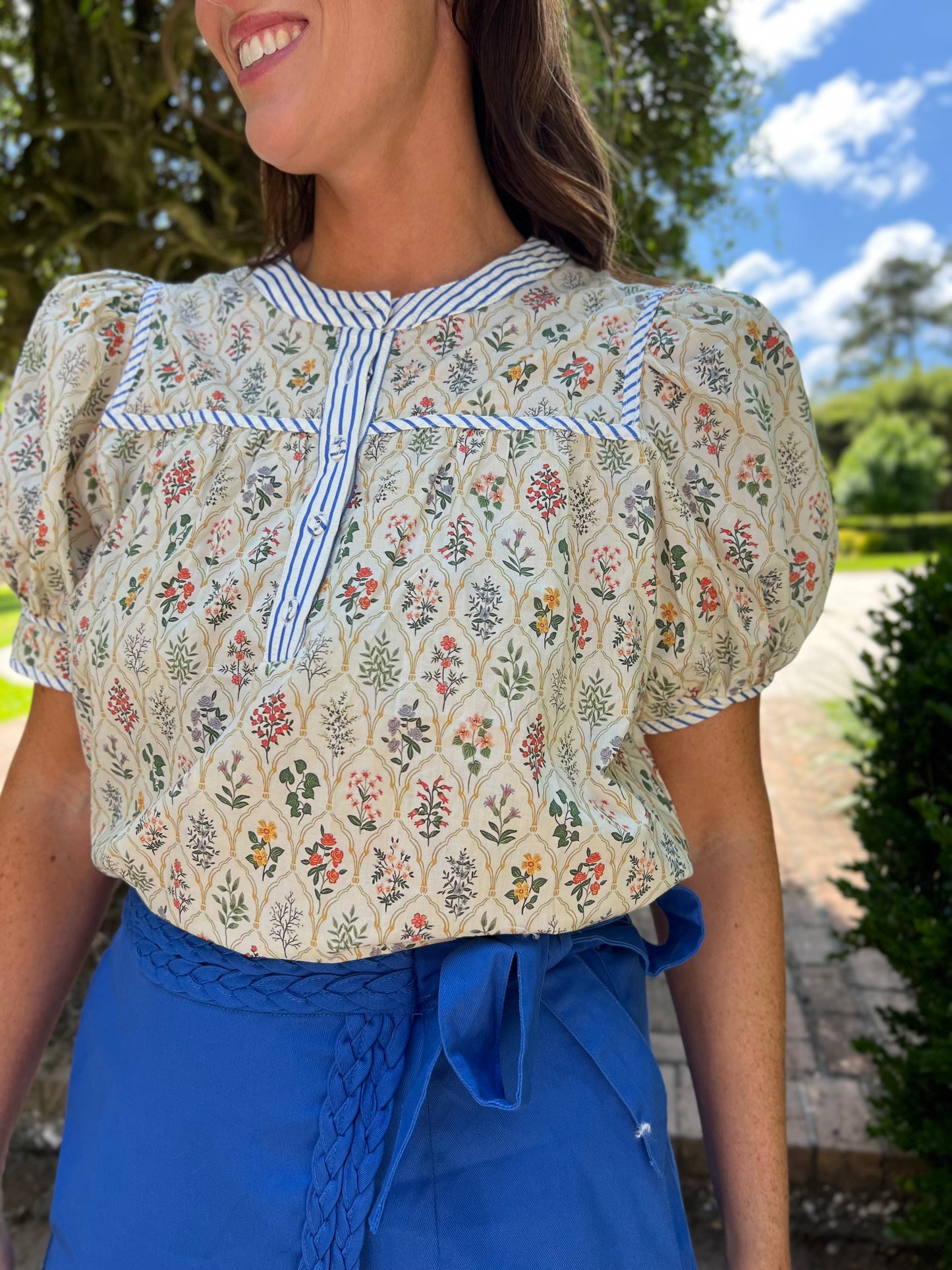 Kenley Floral Top