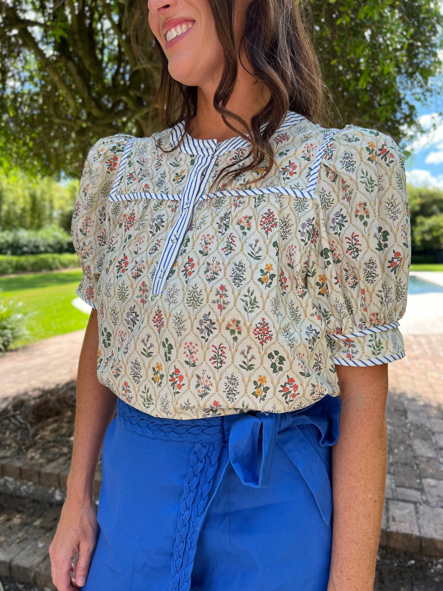 Kenley Floral Top