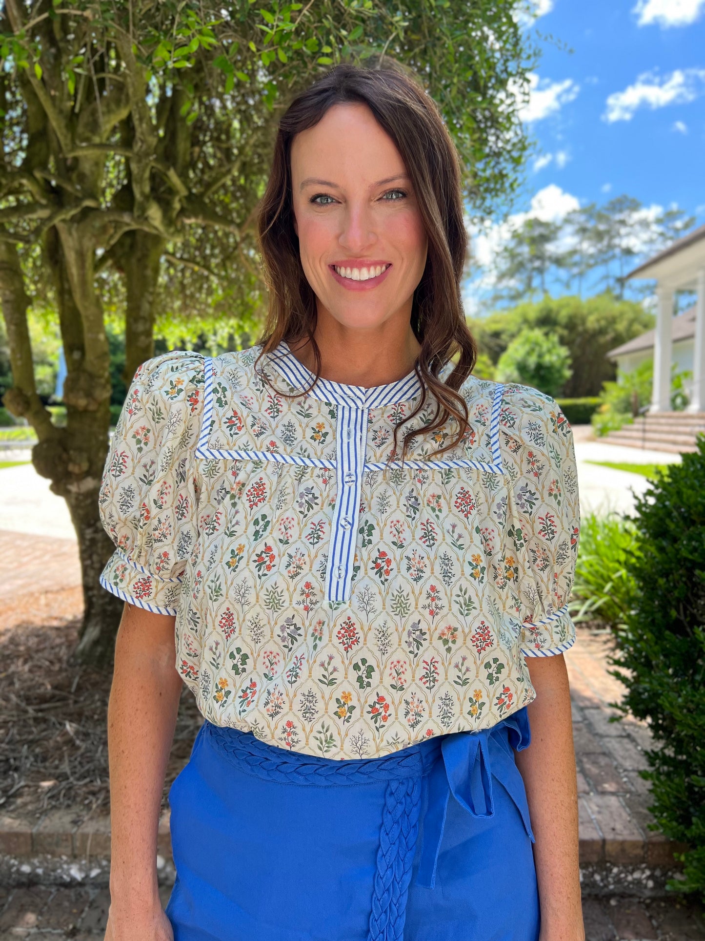 Kenley Floral Top