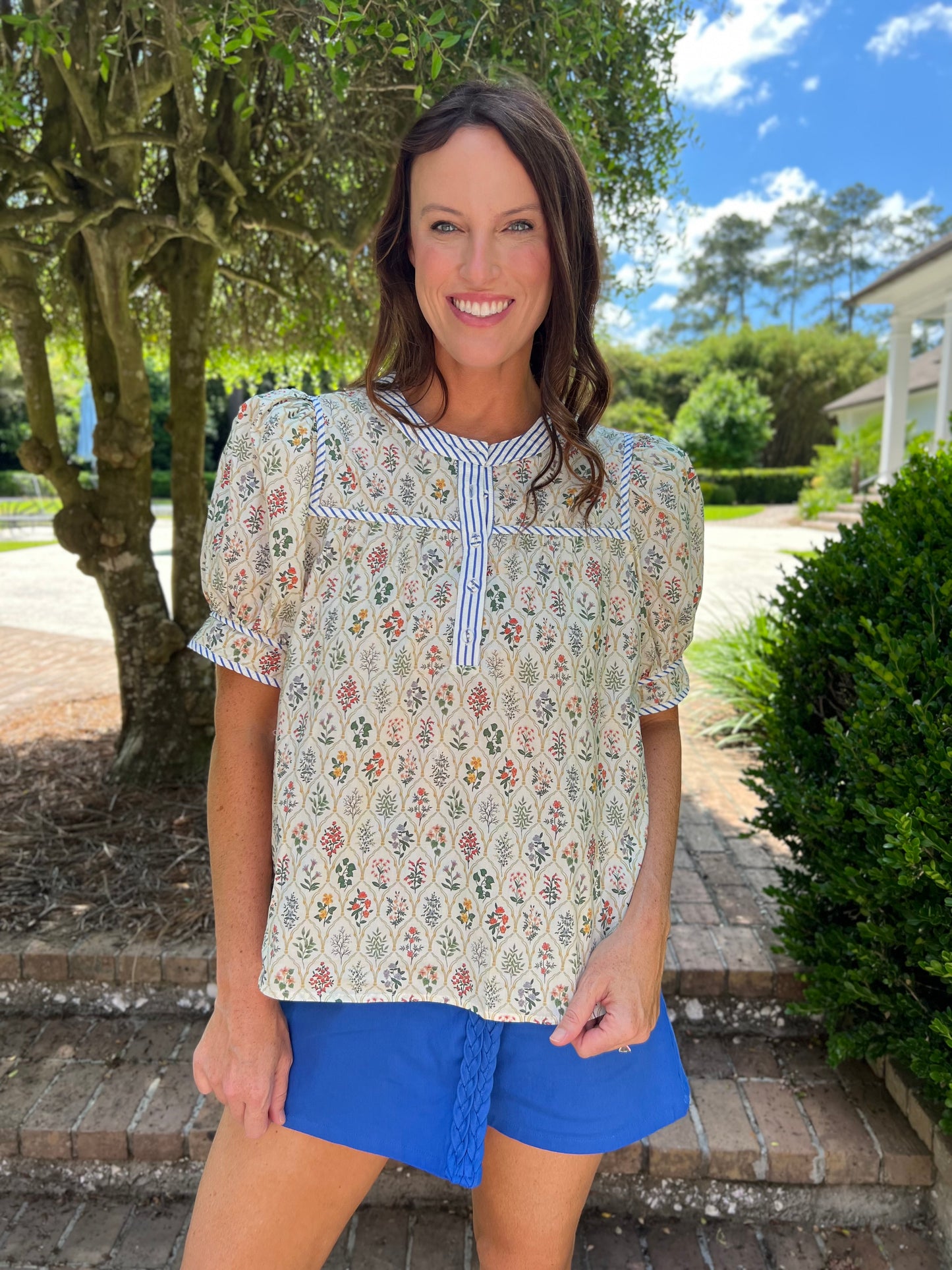 Kenley Floral Top