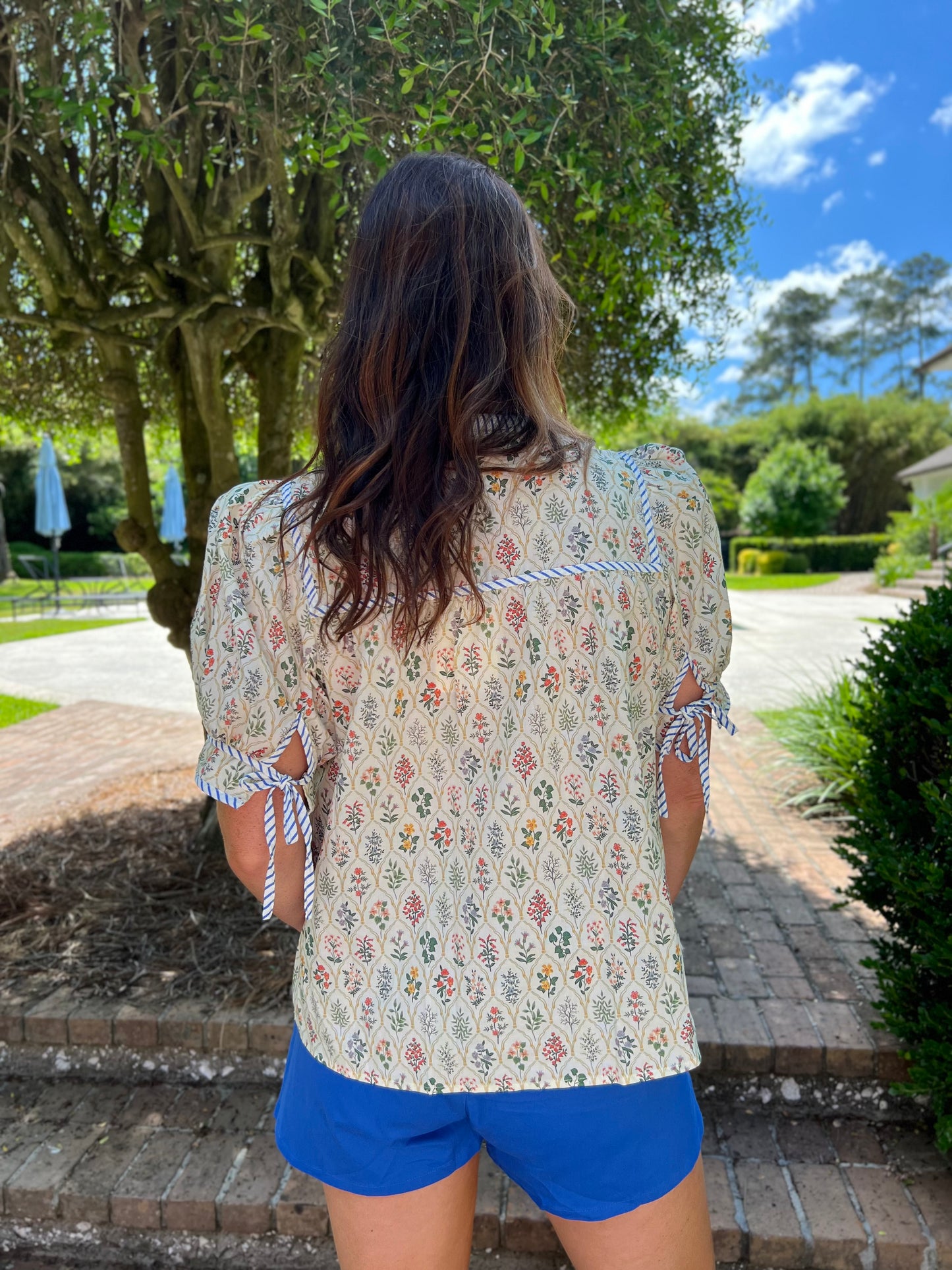 Kenley Floral Top