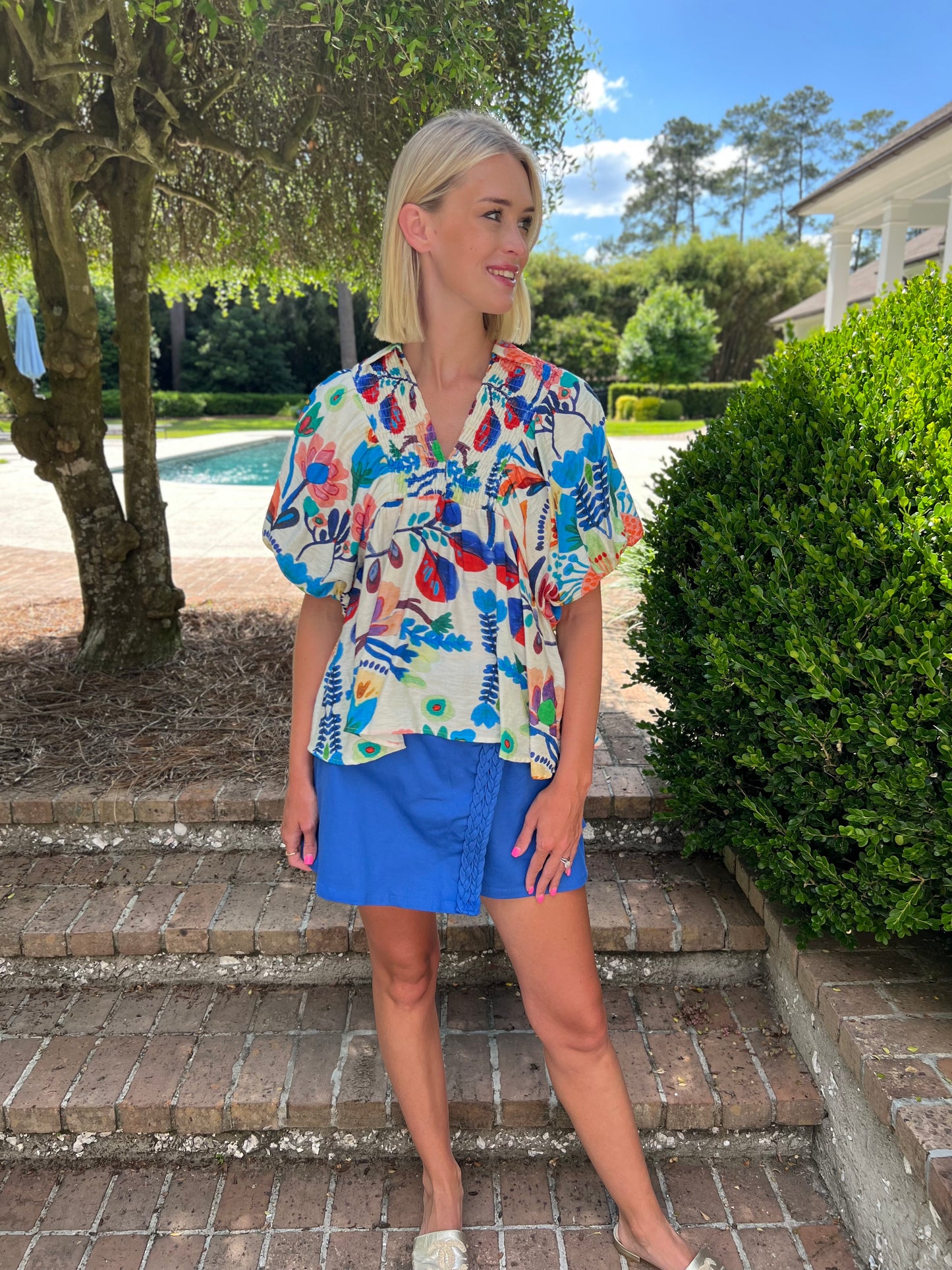 Roberts Floral Top