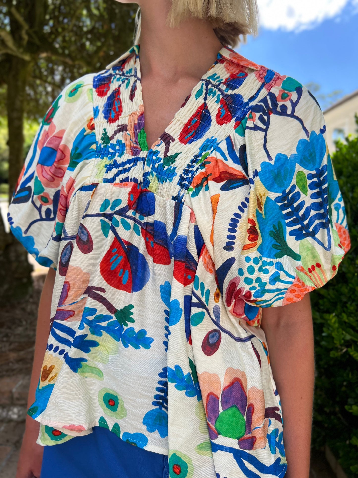 Roberts Floral Top