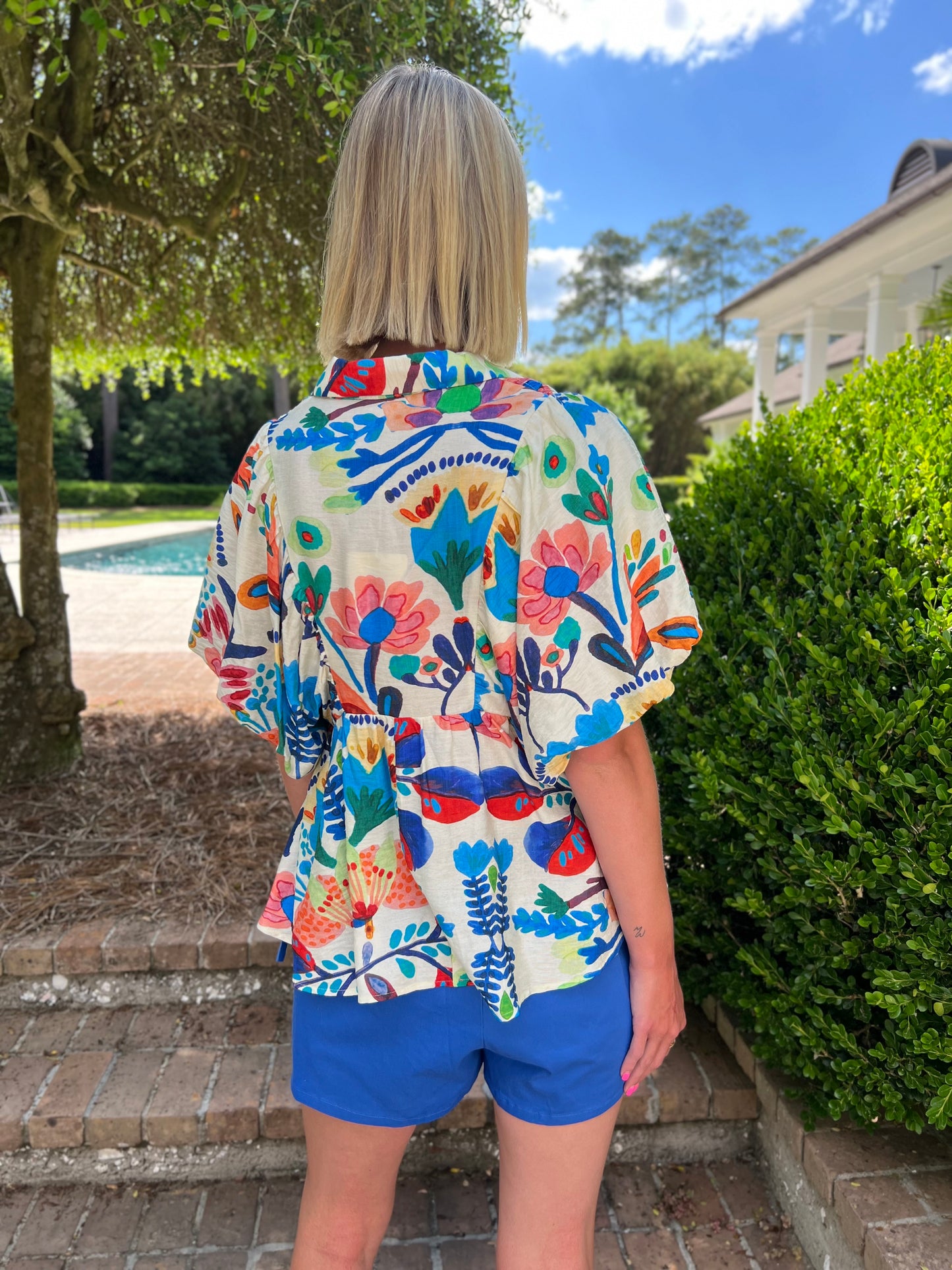 Roberts Floral Top