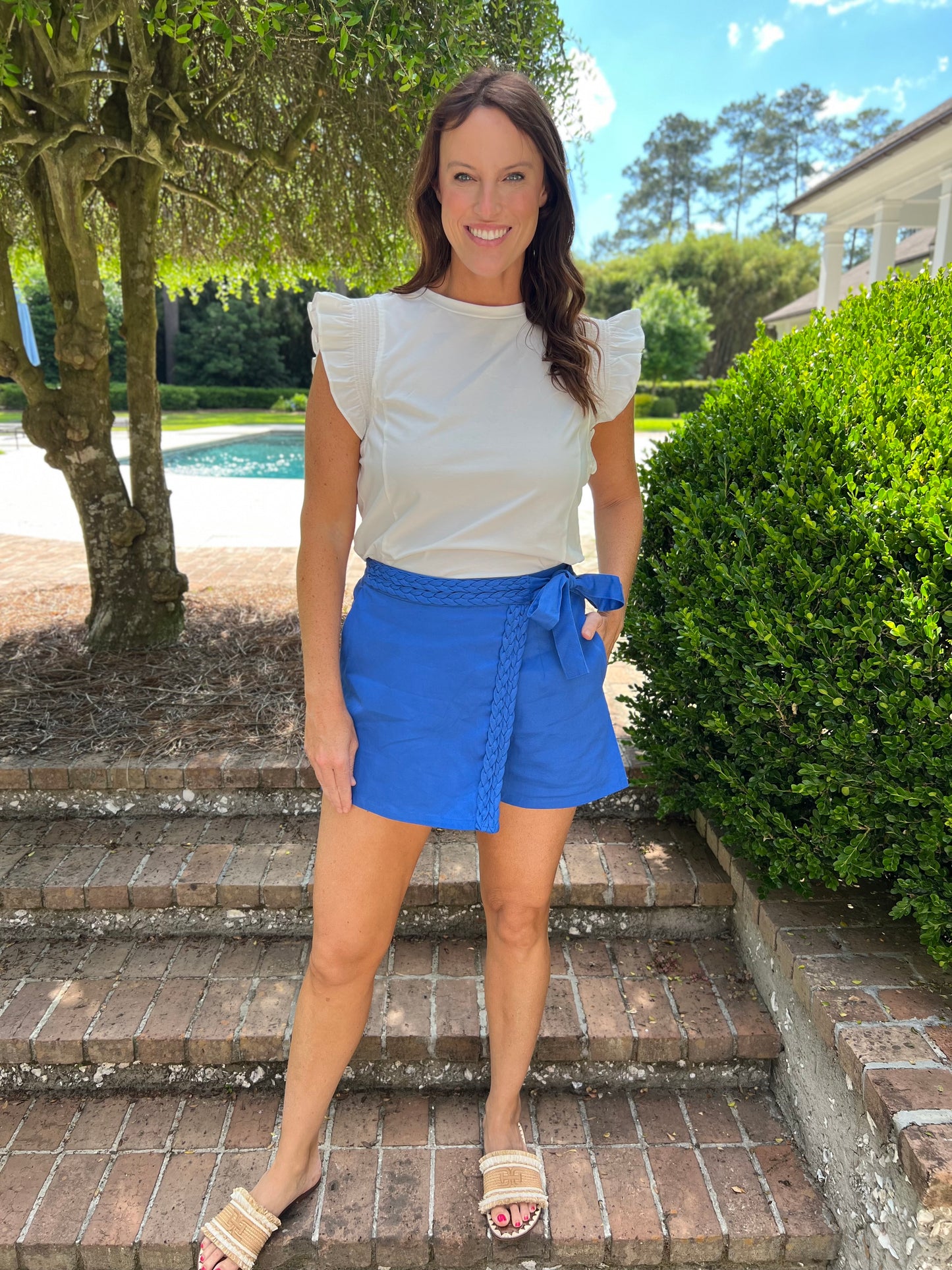 Rosalie Ruffled Sleeve Top