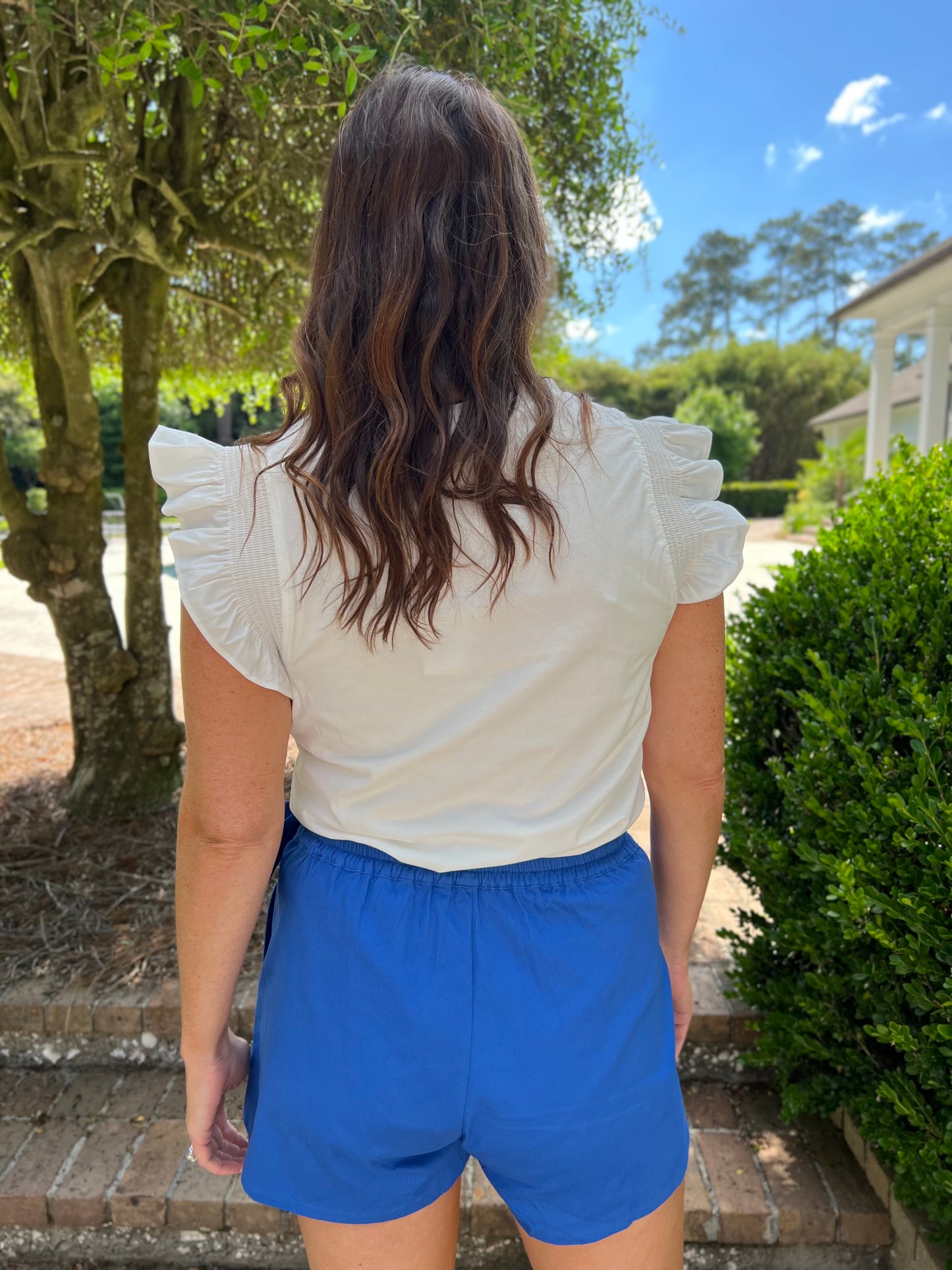 Rosalie Ruffled Sleeve Top