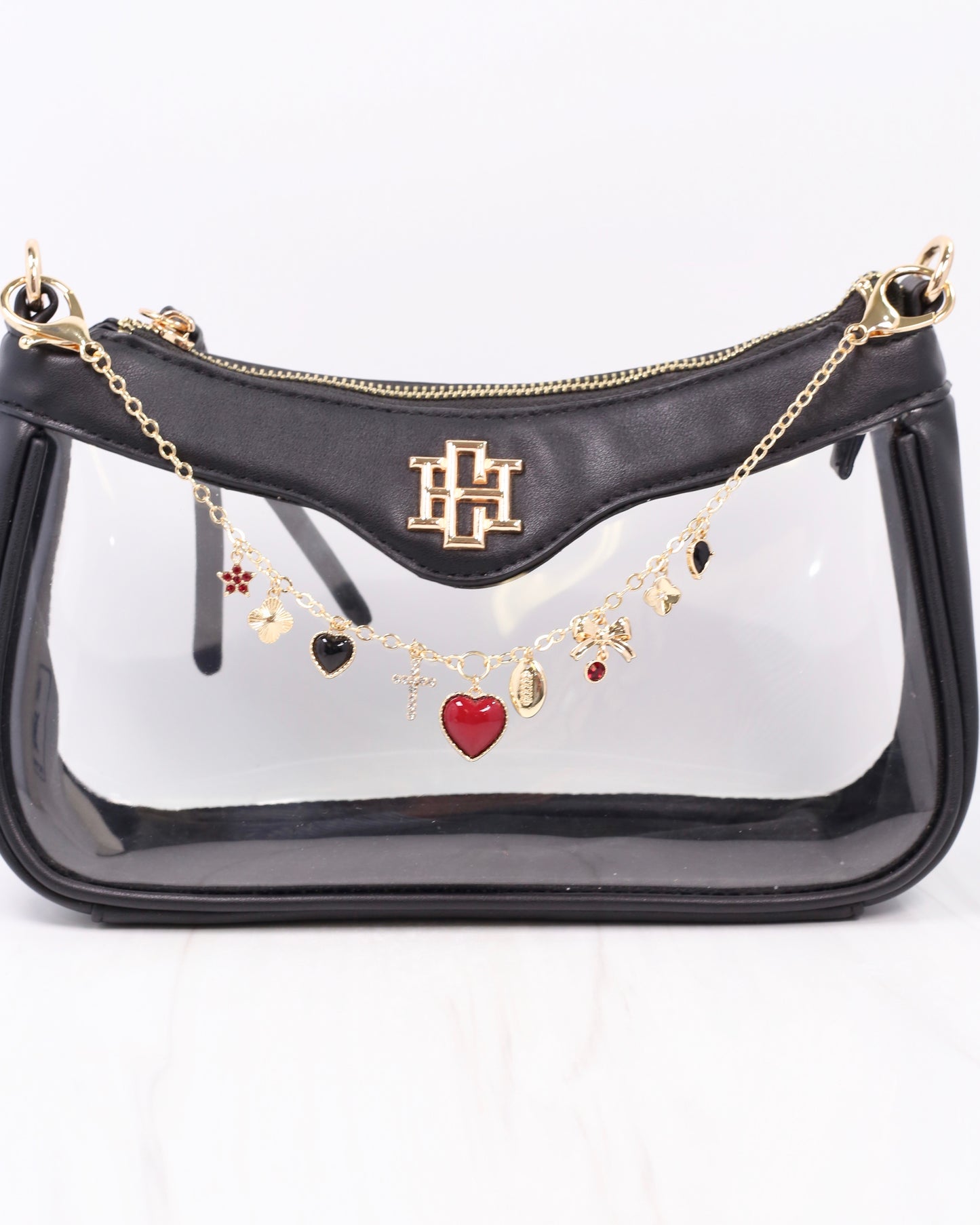 Avery Bag Chain GARNET BLACK