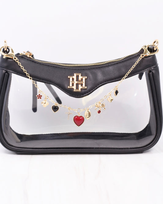 Avery Bag Chain GARNET BLACK