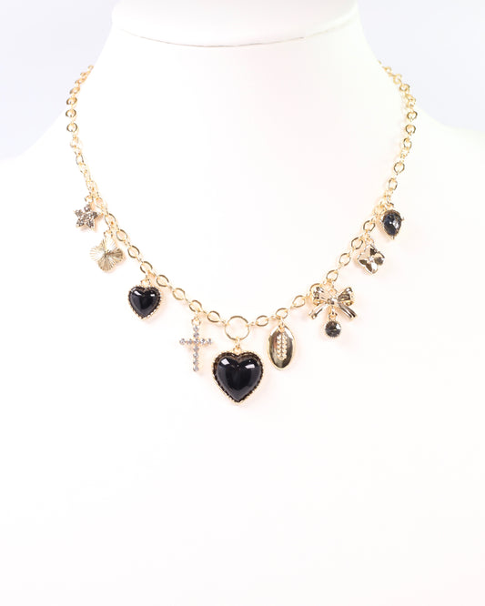 Bentley Charm Necklace BLACK