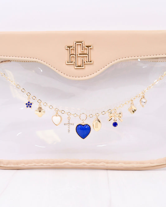Avery Bag Chain ROYAL BLUE WHITE