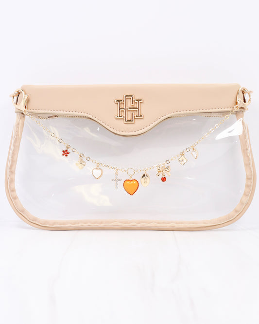 Avery Bag Chain ORANGE WHITE