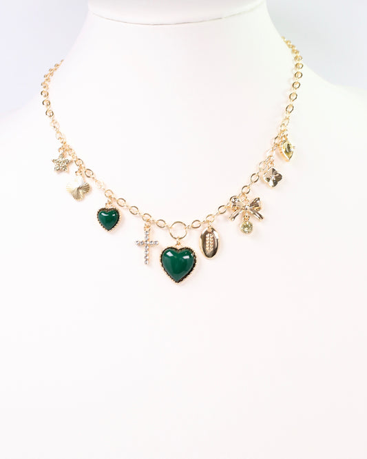 Bentley Charm Necklace GREEN