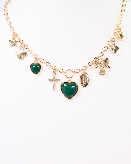 Bentley Charm Necklace GREEN