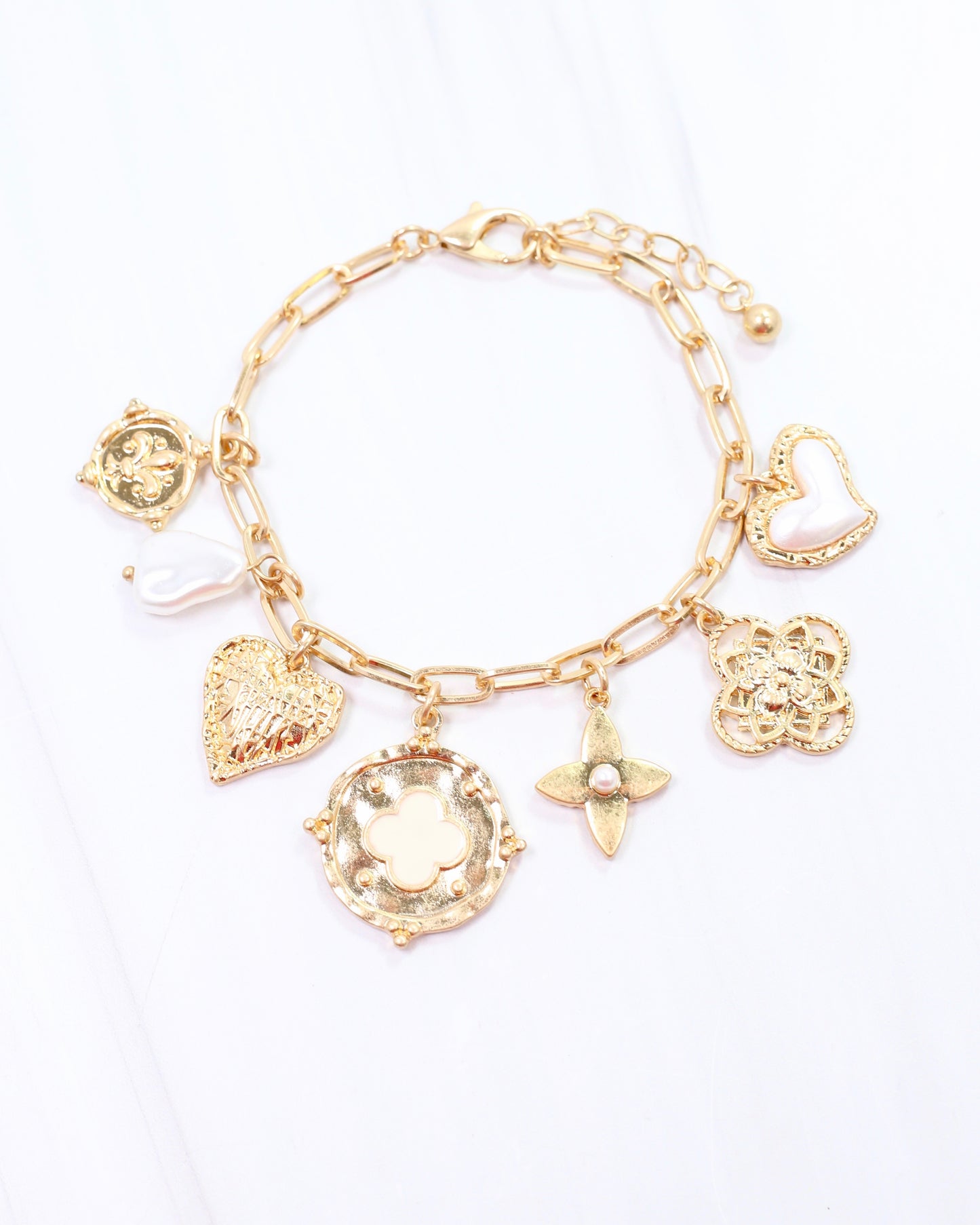 Callaway Charm Bracelet Worn Gold
