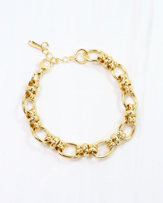 Osterly Oval Link Bracelet Gold