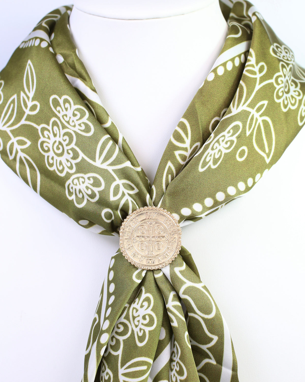 Corine Coin Scarf Ring Gold