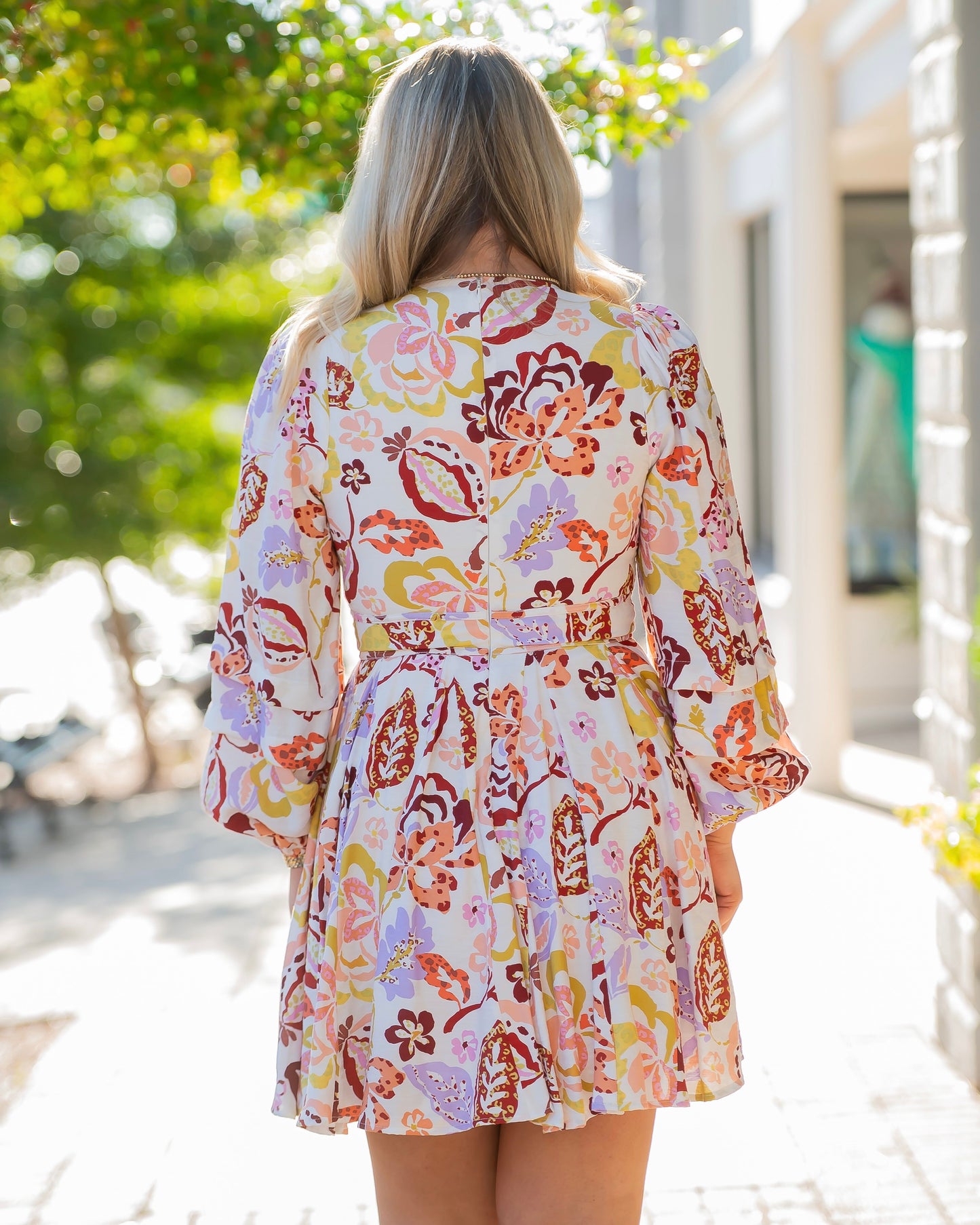 Waverly Printed V-Neck Dress