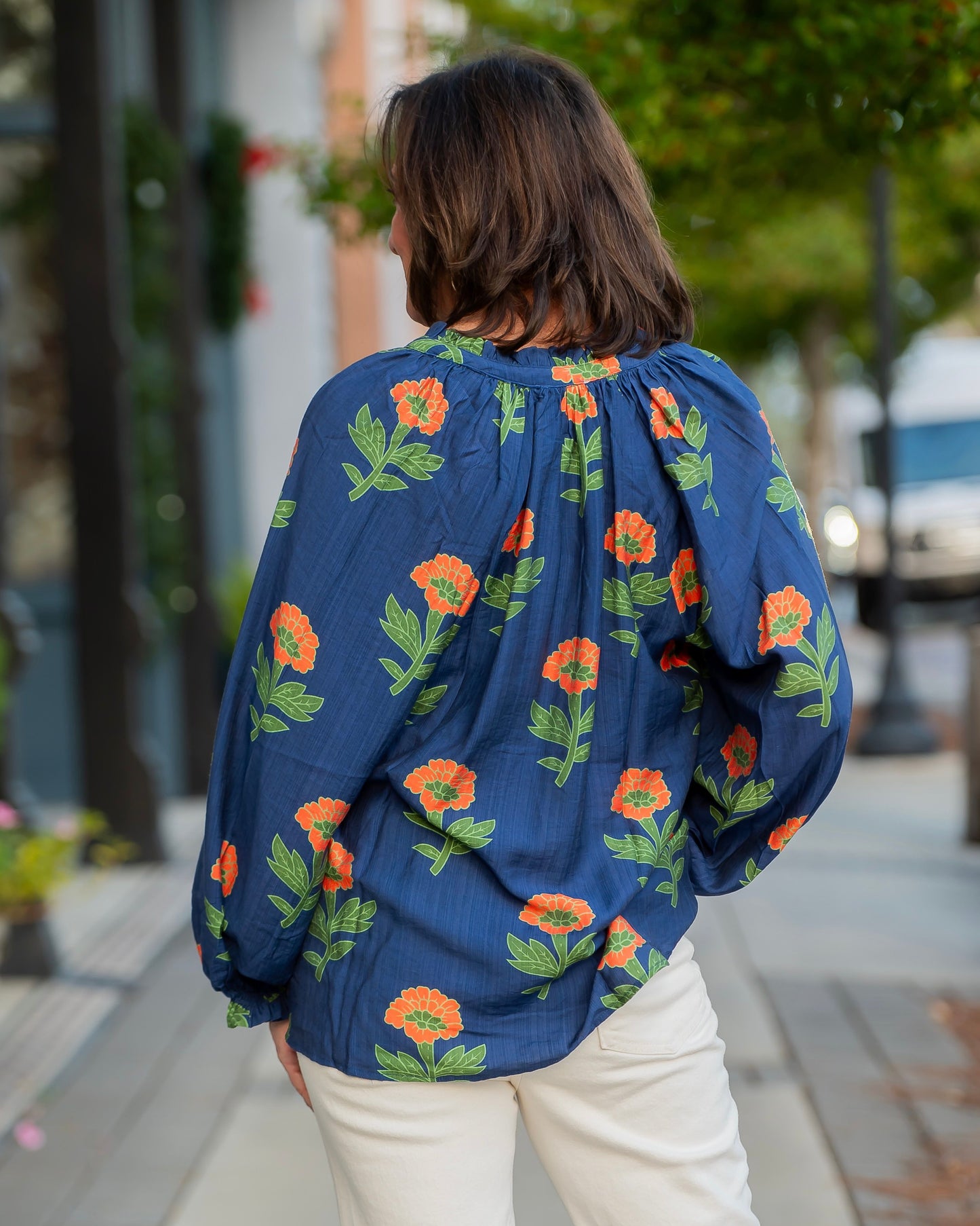 Maxine Floral Print Top