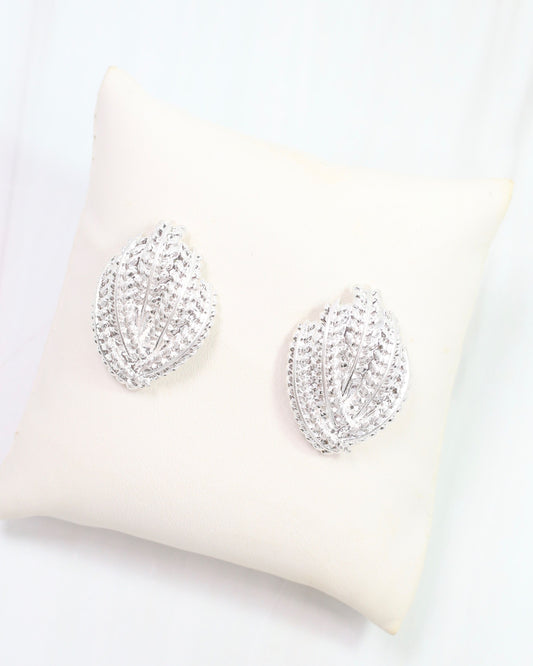 Sobrino Metal Earring Worn Silver