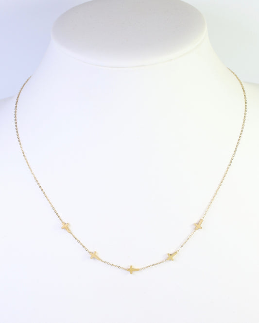 Gunnison Cross Necklace Gold