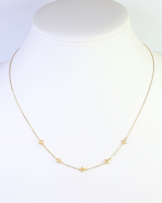 Gunnison Cross Necklace Gold