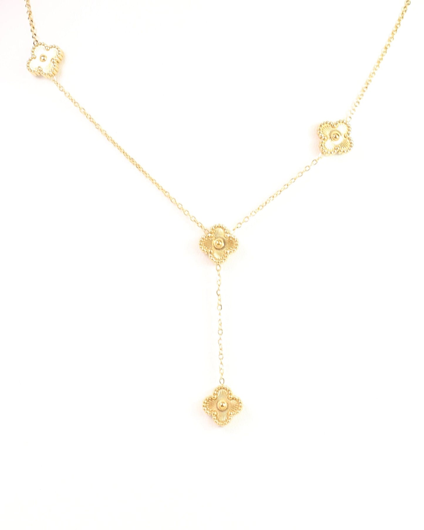 Carlton Clover Necklace Gold