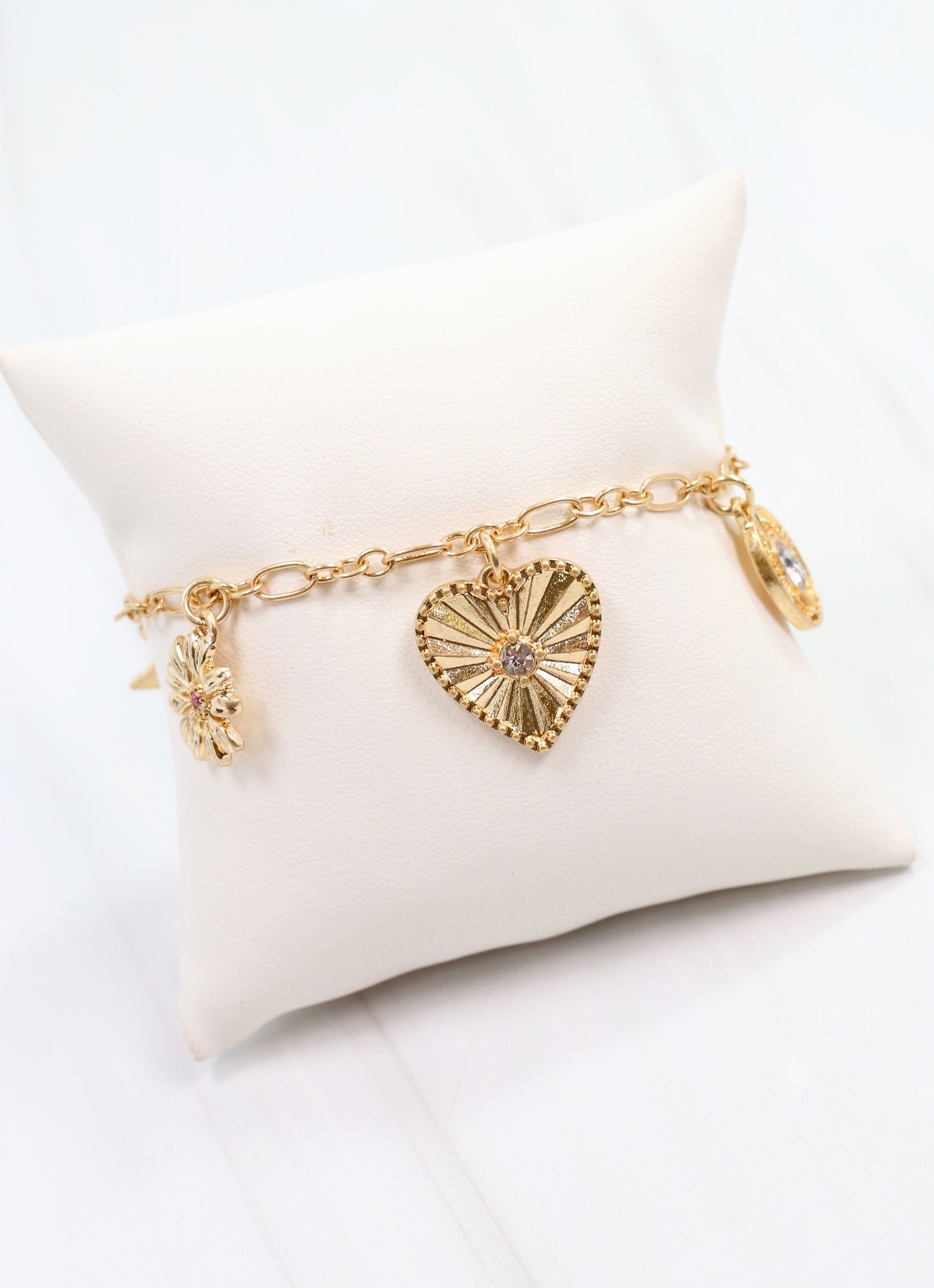 Catherine Charm Bracelet Gold