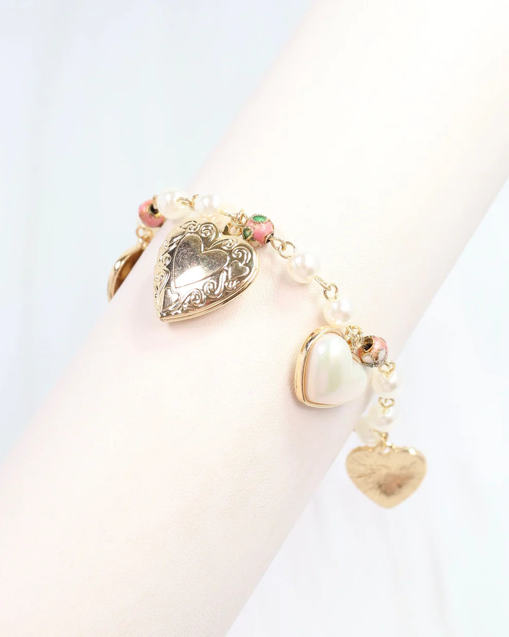 Olsen Charm Bracelet Pearl