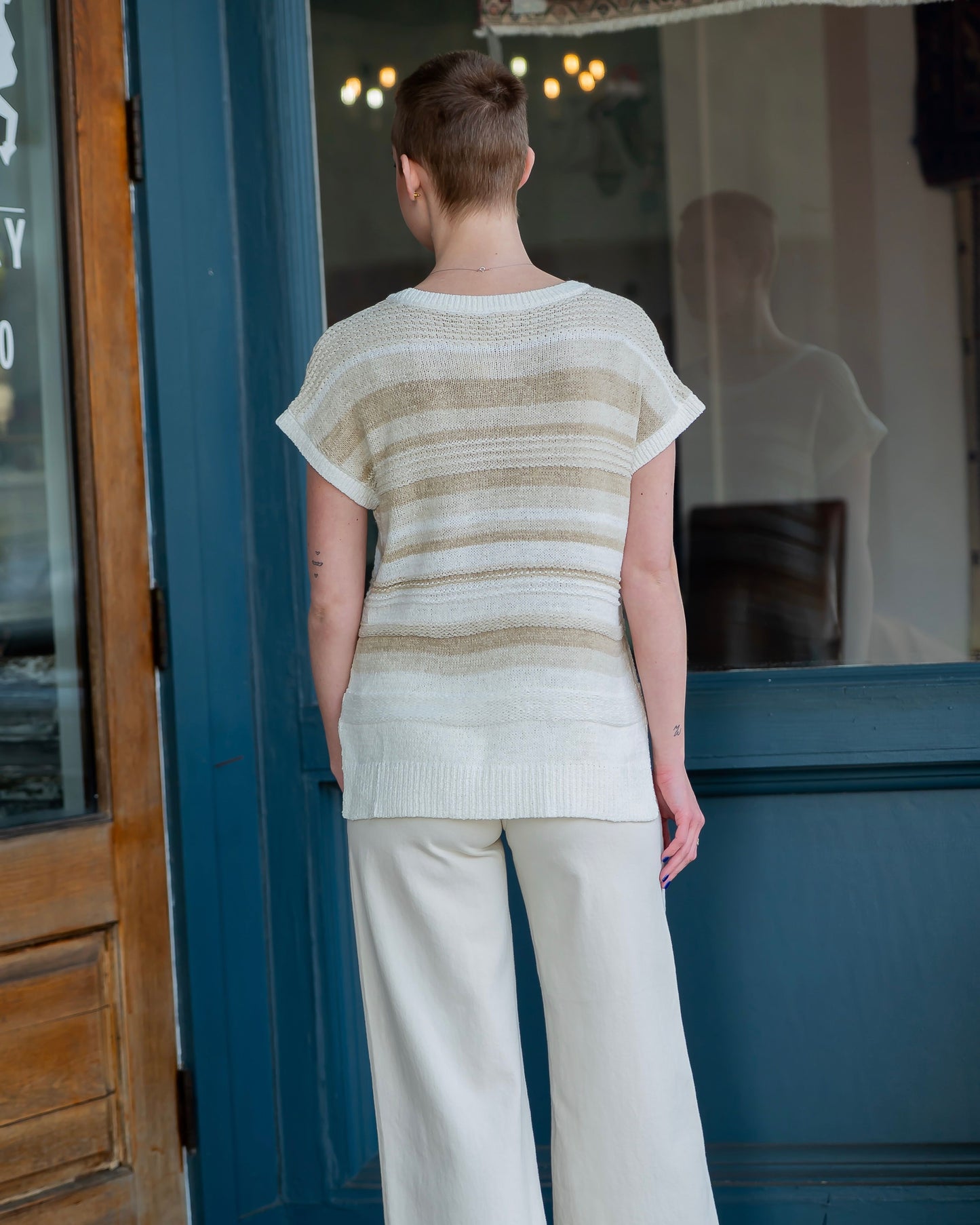 Cape May Boxy Sweater Top