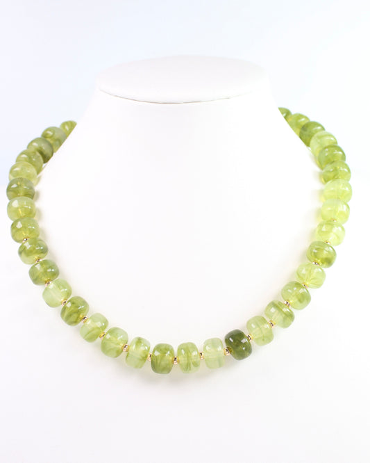 Tanner Beaded Necklace Olive