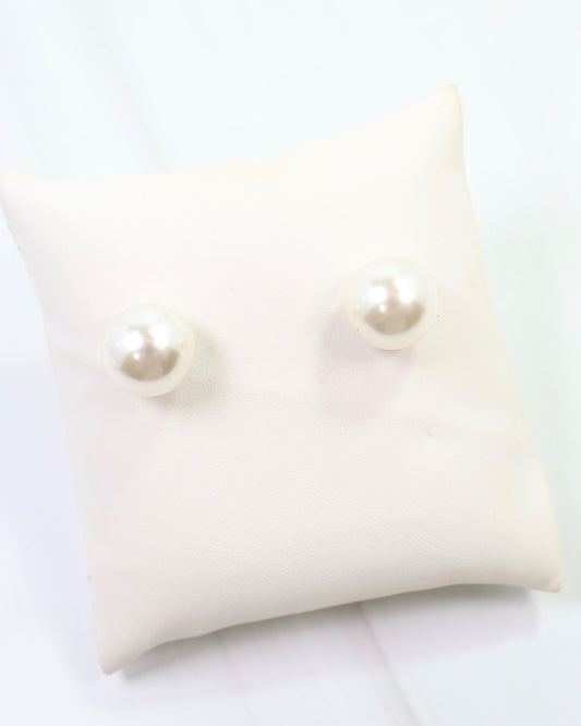 Greenville Pearl Stud Silver