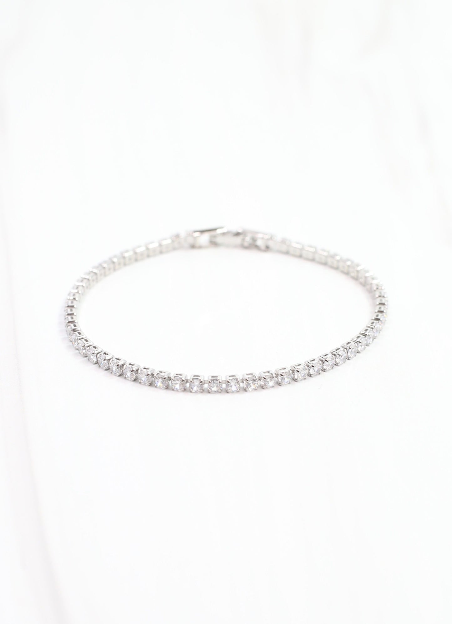 Searcy CZ Bracelet Silver