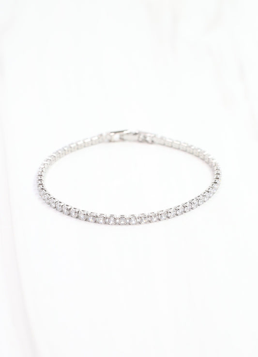 Searcy CZ Bracelet Silver