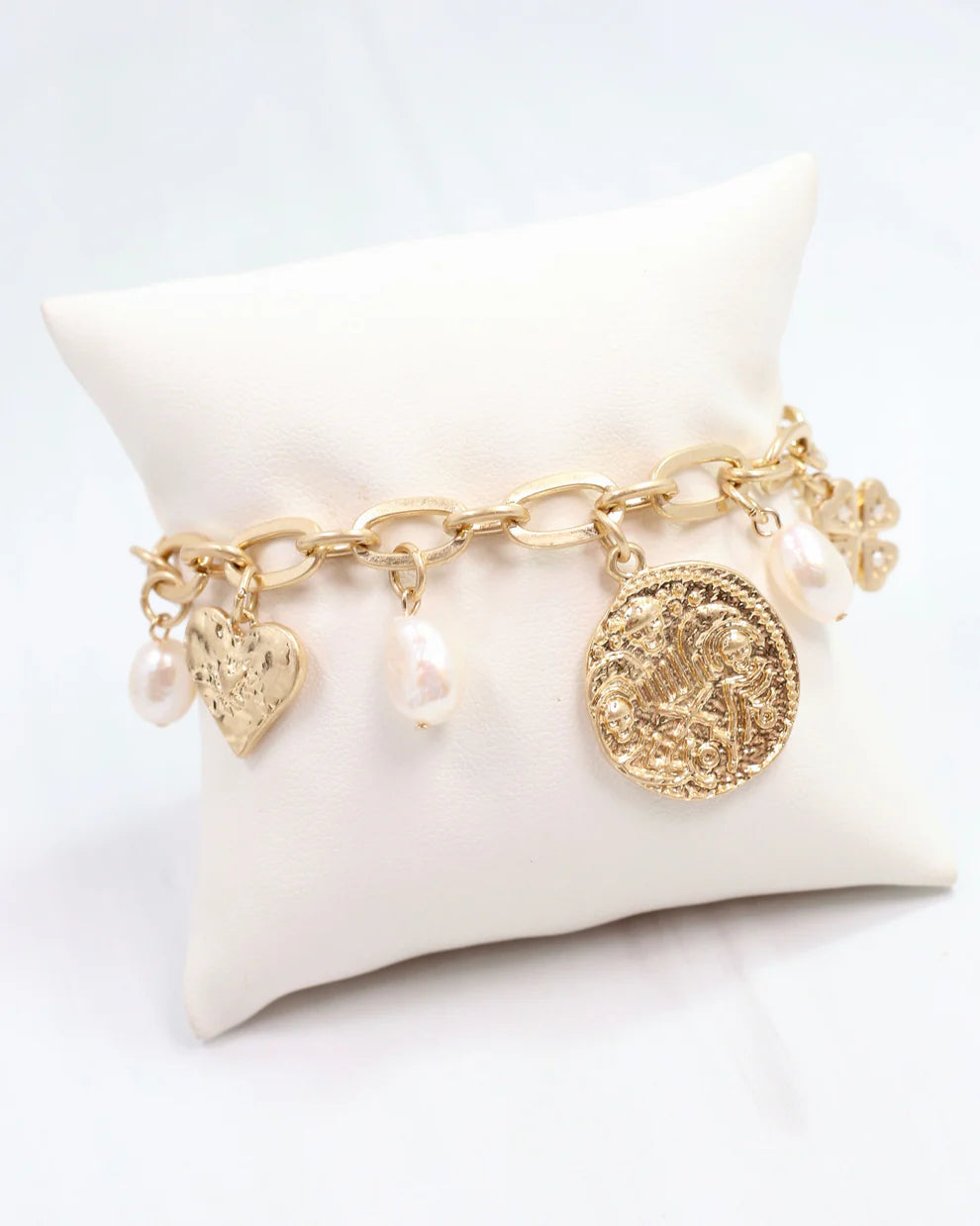McCormick Charm Bracelet Worn Gold