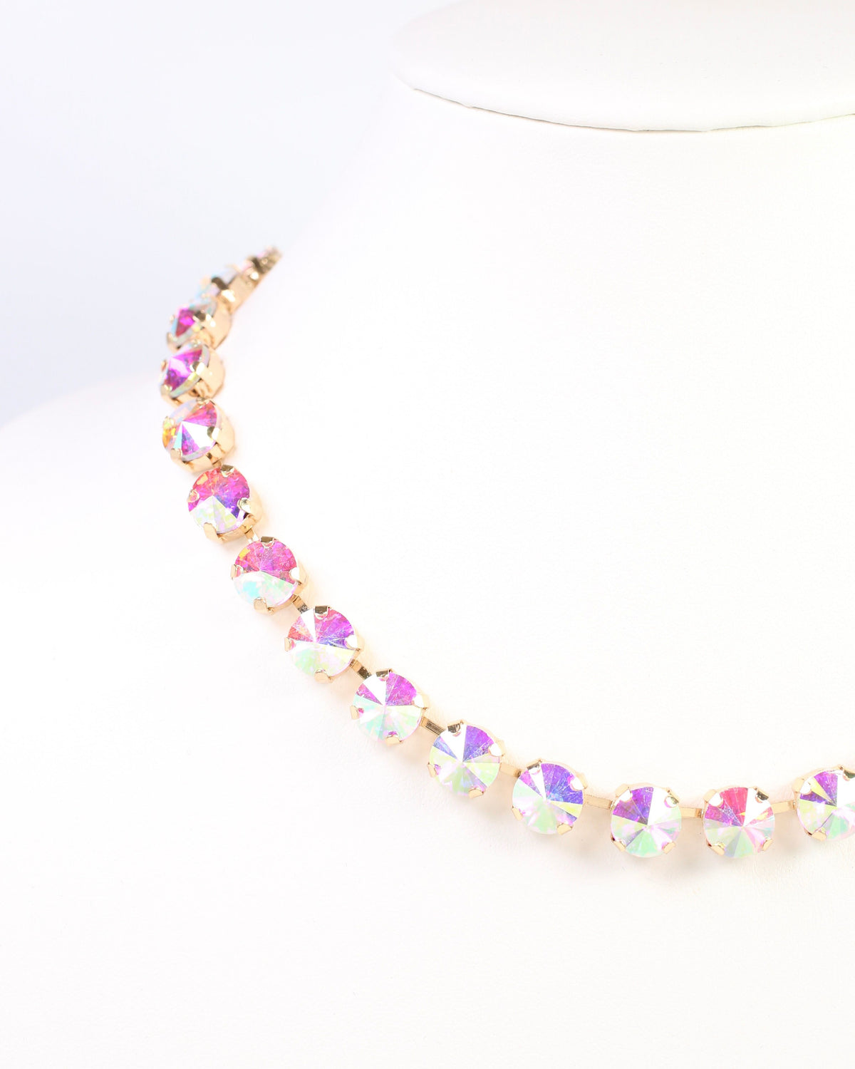 Radcliffe Rhinestone Necklace Clear AB